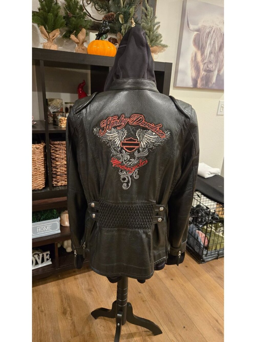 Harley-Davidson Women's Pink Label 3-in-1 Leather Riding Jacket XL - 97189-14VW - Picture 6 of 16